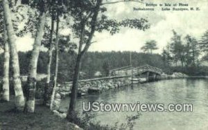 Bridge, Isle of Pines in Lake Sunapee, New Hampshire