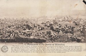 BELGIUM~PANORAMA BATTLE OF WATERLOO #7~MILITARY POSTCARD