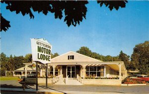 Gettysburg Pennsylvania 1950s Postcard Gettysburg Motor Lodge 