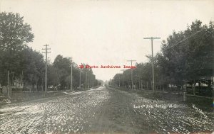 WI, Antigo, Wisconsin, RPPC, East 5th Avenue, 1908 PM, AJ Kingbury Photo