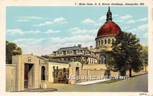 Main Gate, US Naval Academy in Annapolis, Maryland