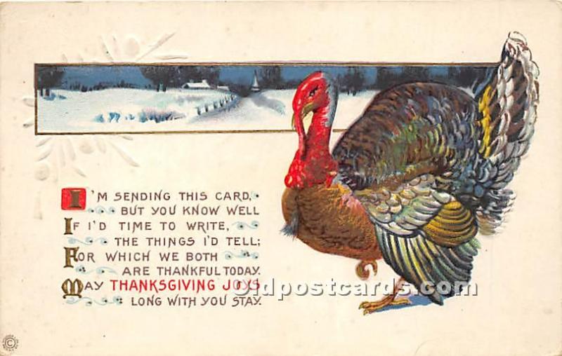 Thanksgiving Postal Used Unknown 