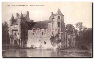 Old Postcard Around Paimpont Chateau Trecesson