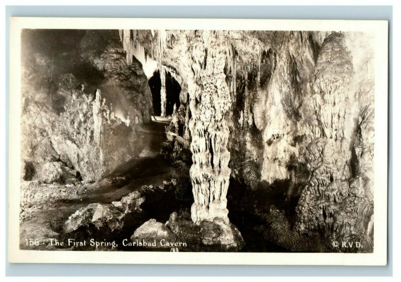 1930s RPPC Carlsbad Caverns NM Lot of 12 Real Photo Postcards P70 