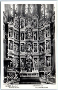 Postcard - Principal Rededos, Cathedral - Burgos, Spain