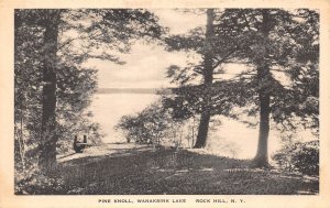 Rock Hill New York Pine Knoll, Wanasink Lake, Vintage Postcard U11975