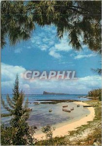 Modern Postcard The Grand Bay Beach Mauritius There