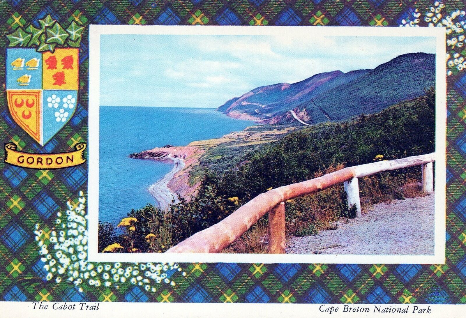 Vintage Continental Size Postcard Cape Breton National Park the Cabot