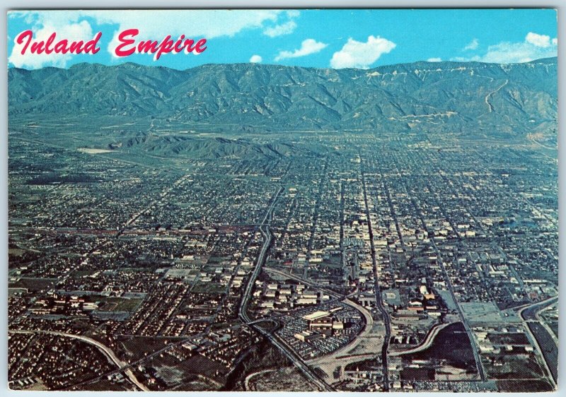 c1960s San Bernardino CA Inland Empire Greetings Birds Eye Mall Shopping PC A235