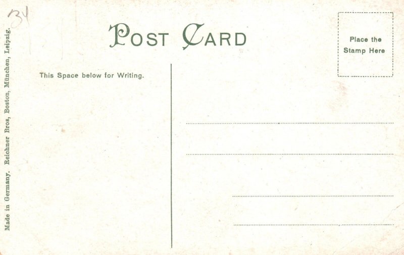 Vintage Postcard Third Episcopal Latin Cross Trinity Church Boston Massachusetts