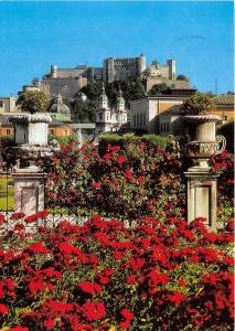 BG26930 salzburg mirabellgarten mit blick auf dom und festung   austria