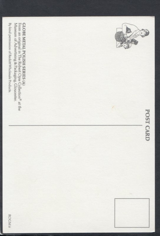Advertising Postcard - Globe Metal Polish - Raimes & Co - Robert Opie  T7034