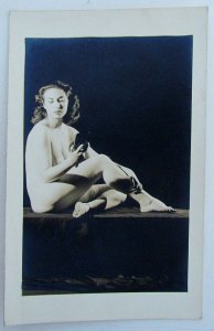 MODEL GIRL RPPC VINTAGE PHOTO POSTCARD risque erotic