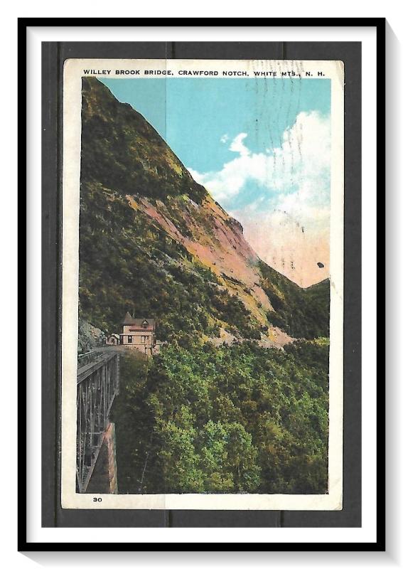 New Hampshire, White Mountains - Willey Brook Bridge - Crawford Notch - [NH-119]