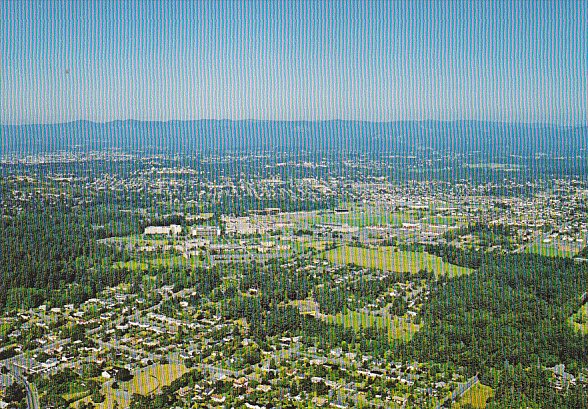 Canada University Of Victoria Aerial View Victoria British Columbia