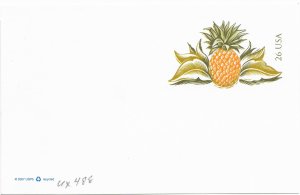 US UX488 unused. Pineapple.  2007. Nice.