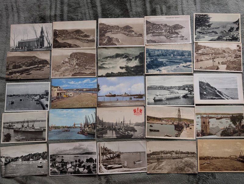 Bulk Lot 379 - UK TOPO - 100 , 5.5 x 3.5 postcards