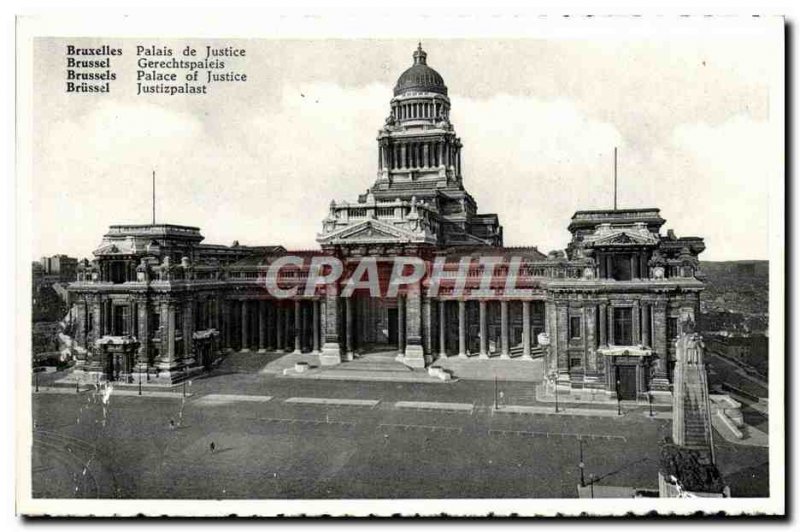 Old Postcard Brussels Courthouse