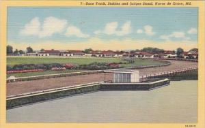 Race Track Stables And Judges Stand Havre De Grace Maryland