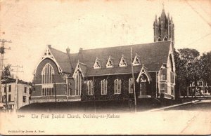 New York Ossining On Hudson First Baptist Church 1917