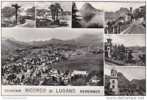 Switzerland Lugano Multi View 1965 Photo