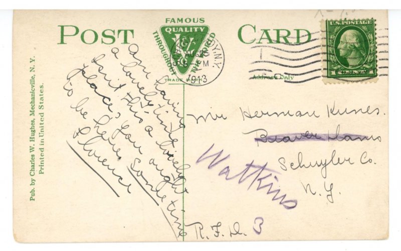 NY - Schenectady. Fuller Pond & New York Central RR