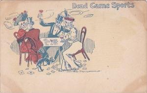 Dead Game Sports Skeletons Playing Cards Signed Peyton