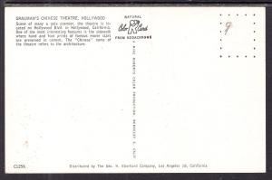 Grauman's Chinese Theatre,Hollywood,CA BIN