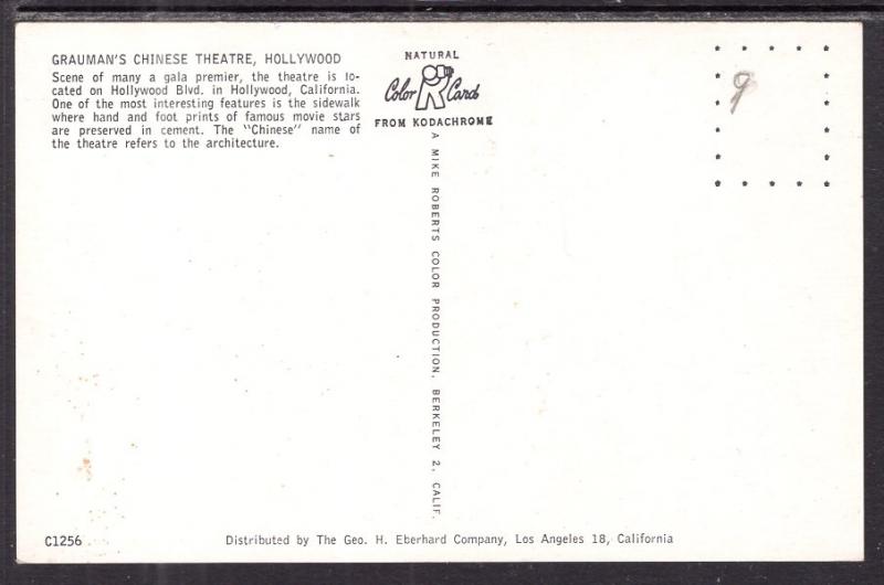 Grauman's Chinese Theatre,Hollywood,CA BIN