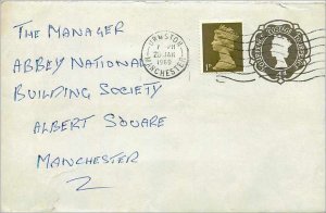 Entier Postal Stationery 4d + 1d Urmston 1971