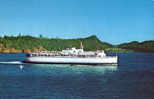 VINTAGE POSTCARD M.V. QUEEN OF VANCOUVER BRITISH COLUMBIA CANADA POSTED 1966