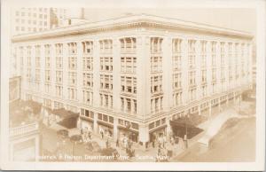 Frederick & Nelson Department Store Seattle WA Unused Real Photo Postcard E60