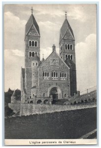 c1910 View of The Parish Church Of Clervaux Luxembourg Antique Postcard