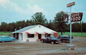 1950s Grayling Michigan Wharff's  Dinner Bell Inn occupation Postcard 26-470