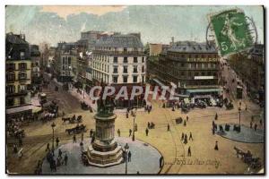 Paris - 17 - The Place Clichy Postcard Old
