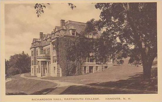 New Hampshire Hanover Richardson Hall Dartmouth College Albertype