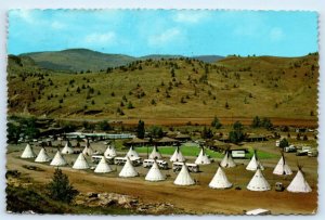 WARM SPRINGS, Oregon OR ~ Teepees KAH-NE-TA RESORT 1972 ~ 4x6 Postcard