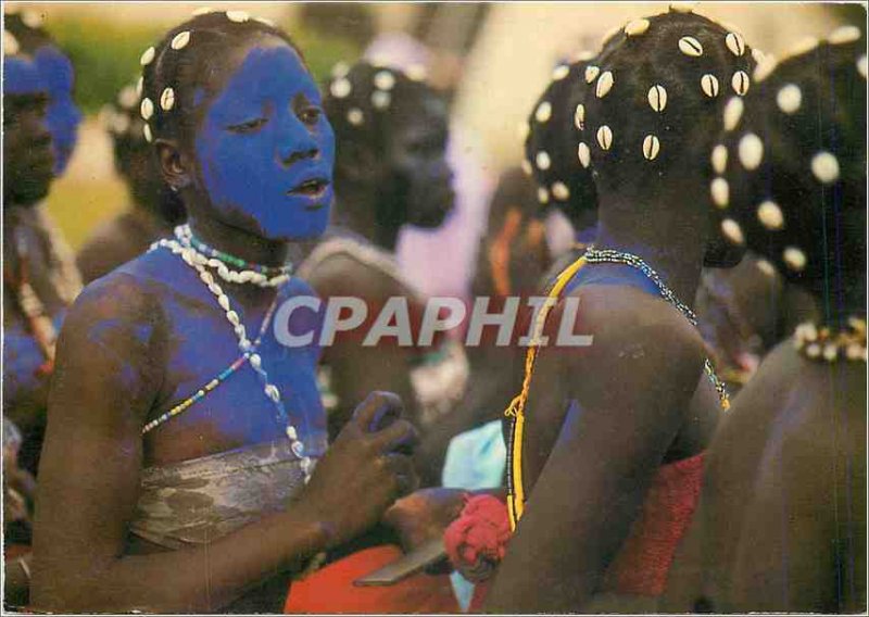 Postcard Modern Africa Colors Young Dancers