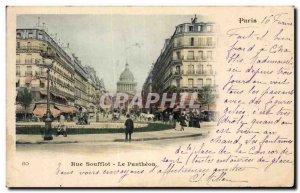 Old Postcard Rue Soufflot Paris Pantheon