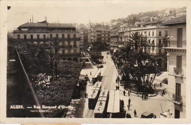 Algeria Rue Dumont d'Urville Real Photo