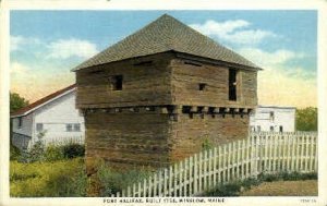 Fort Halifax in Winslow, Maine