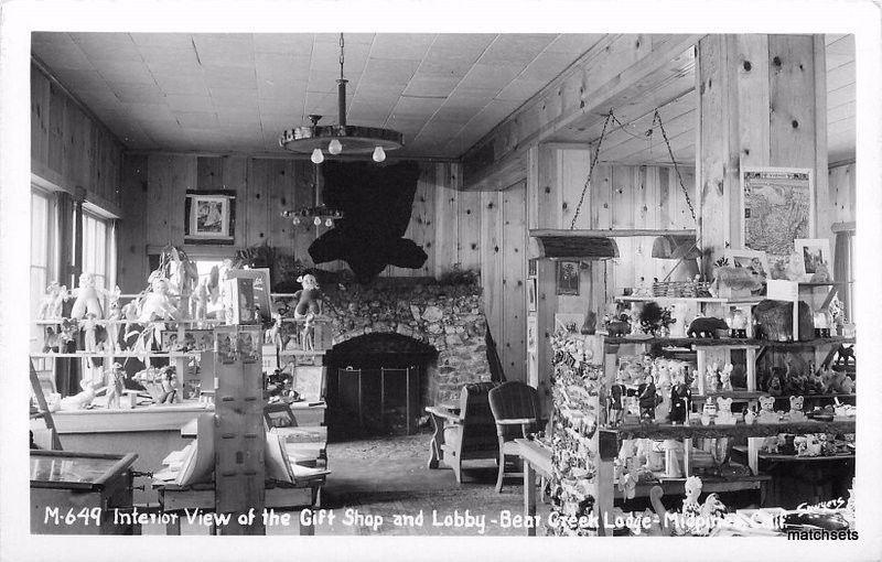 1940s Midpines California Mariposa Califoria Interior Gift Shop Bear Creek 80