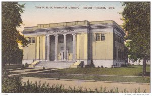 Exterior,  The P.E.O. Memorial Library,  Mount Pleasant,  Iowa,  00-10s