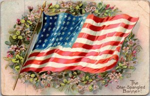 American Flag The Star Spangled Banner 1907 Tucks