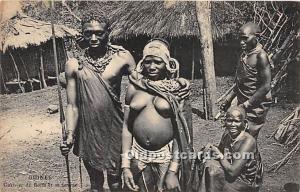 Guinee Guerrier de Boffa et sa Lemme African Nude Unused 