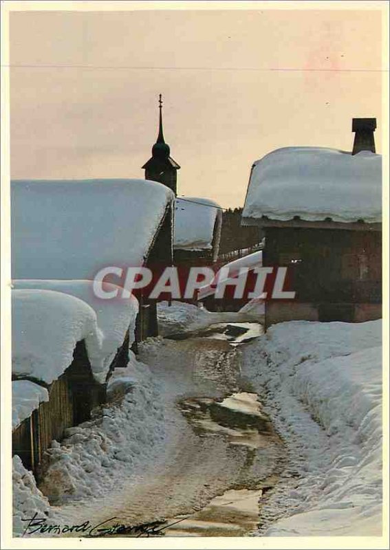 Postcard Modern Bernard Grange Valloire