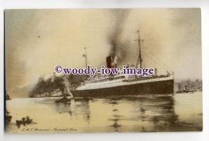 LS0021 - Cunard Liner - Aurania , built 1924 - postcard