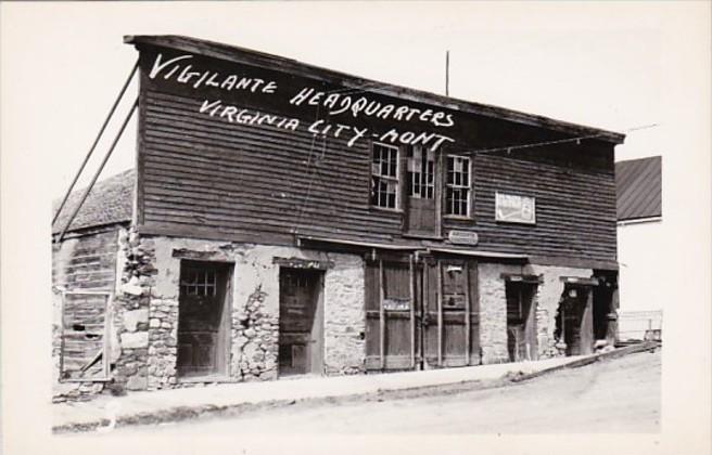 Howdy Virginia City Vigilante Headquarters Real Photo