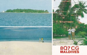 Boduhithi Maldives QSL Amateur Radio Postcard Card