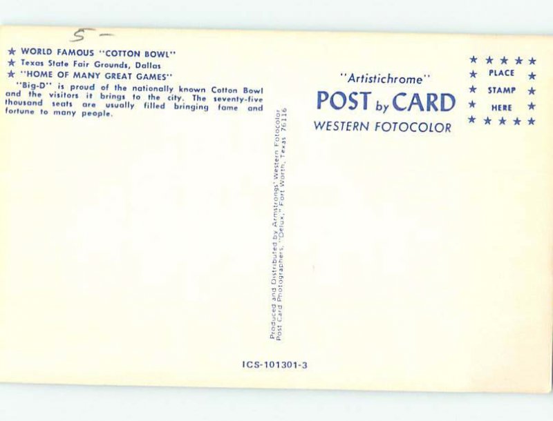 Chrome STADIUM SCENE Dallas Texas TX AG4443